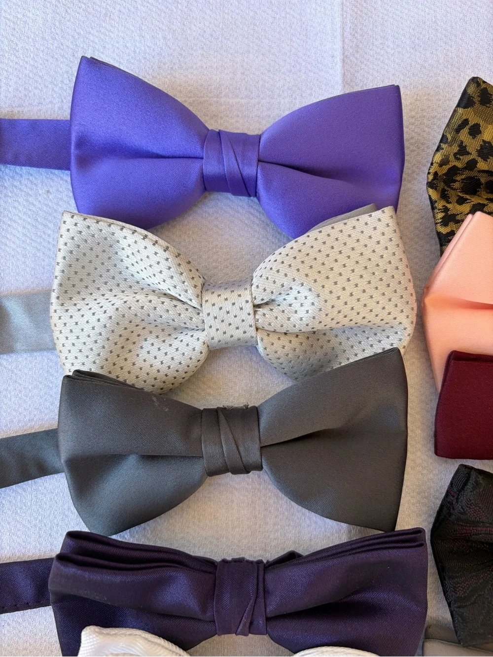 Bundle of 10 assorted pre made bow ties combo 17